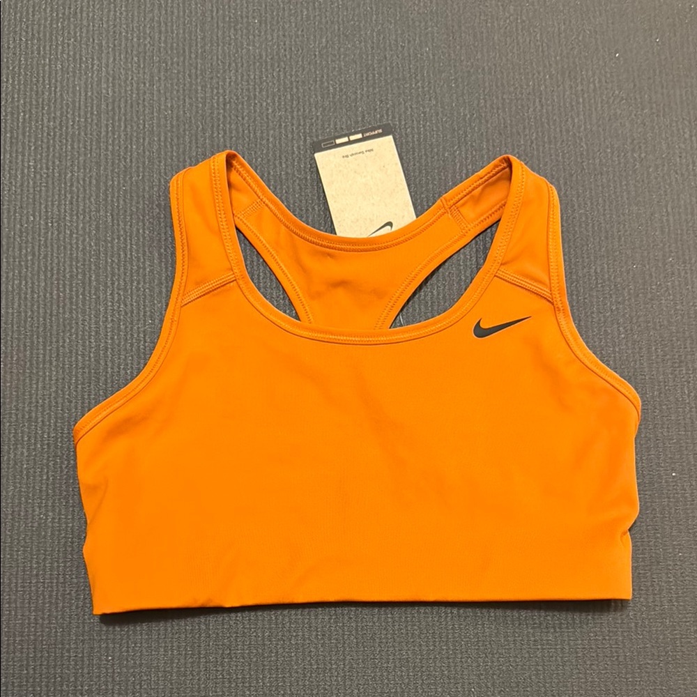 Nike Orange Racerback Sports Bra